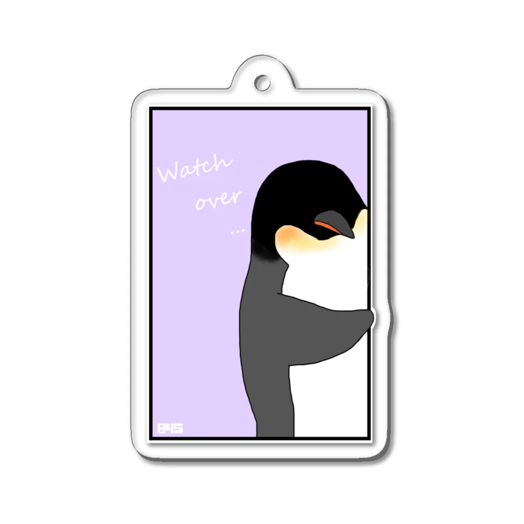 はちよんごの見守りペンギン Acrylic Key Chain