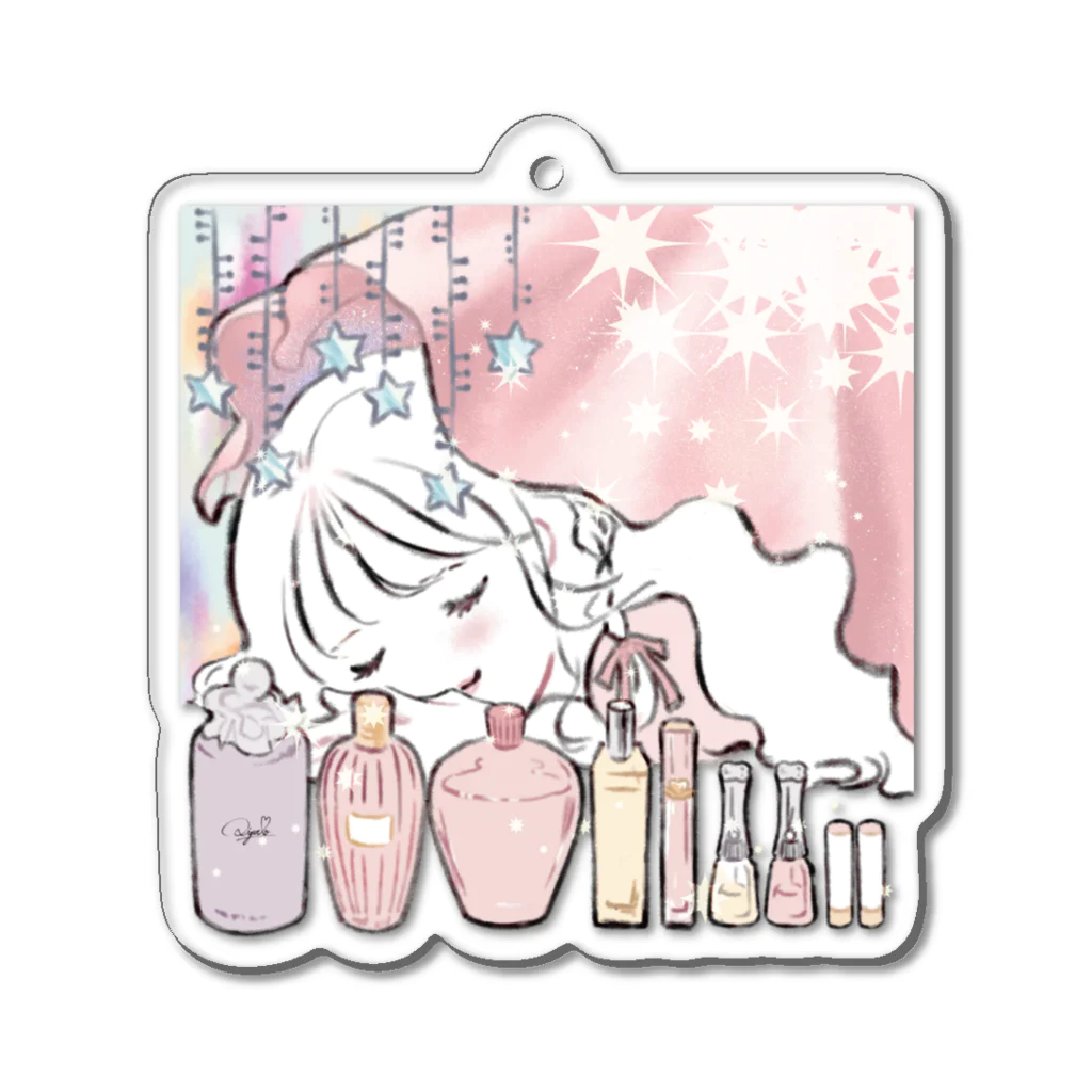 aigamoのMORNING KEYCHAIN アクリルキーホルダー