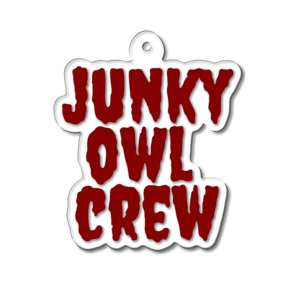 junky owl crew のjunky owl crew official item アクリルキーホルダー