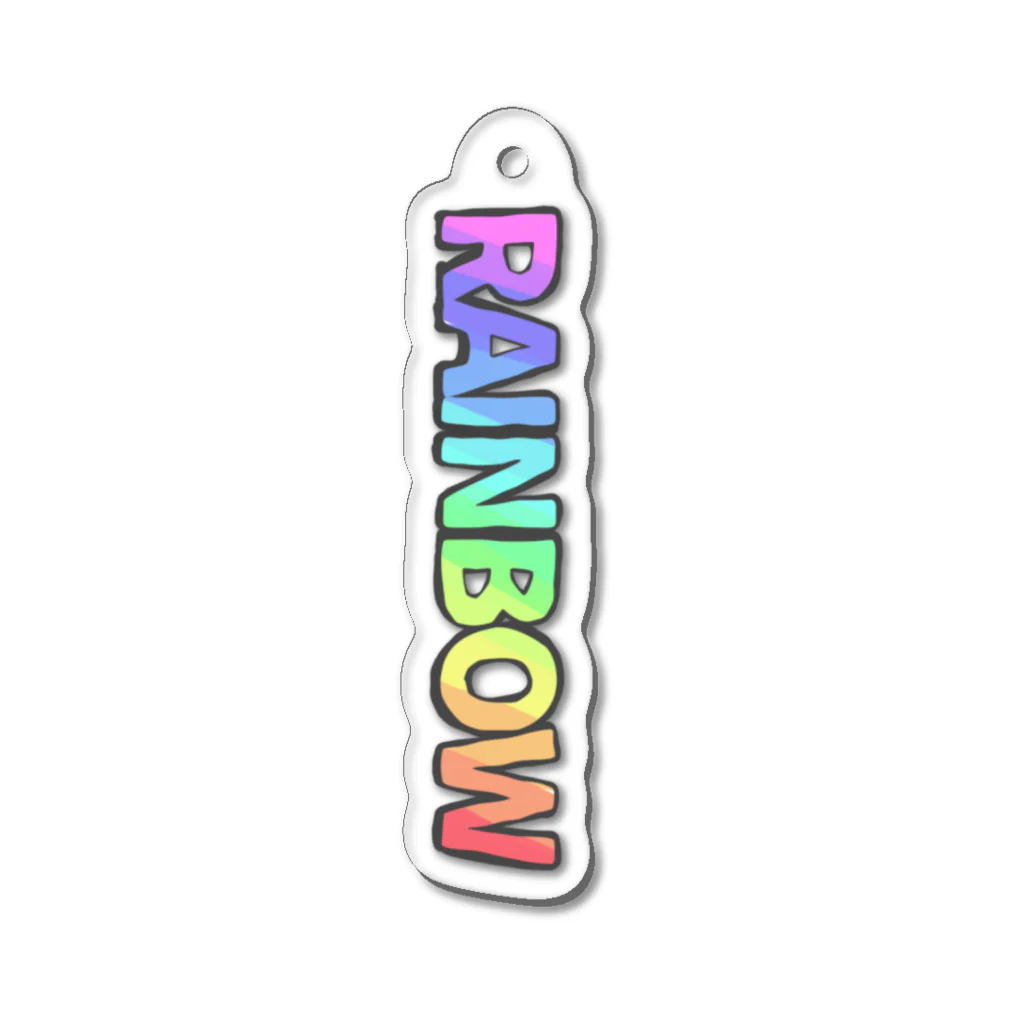 首からズボンのRAINBOW アクリルキーホルダー