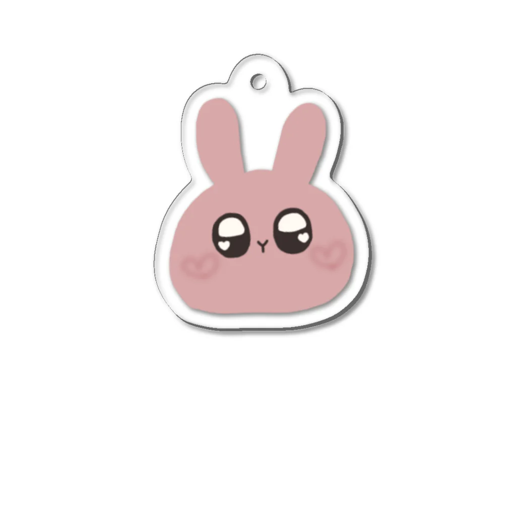 puremourの토끼🐇하트♥️  Acrylic Key Chain