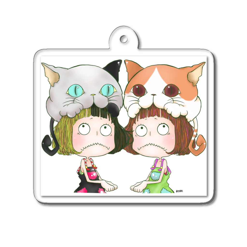 まてゆき.のガブねこアクキー用 Acrylic Key Chain