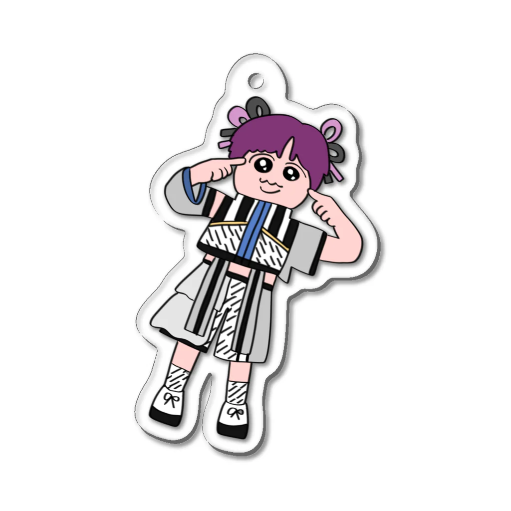 YABACUBE INC. ONLINE SHOPのりちゃん Acrylic Key Chain