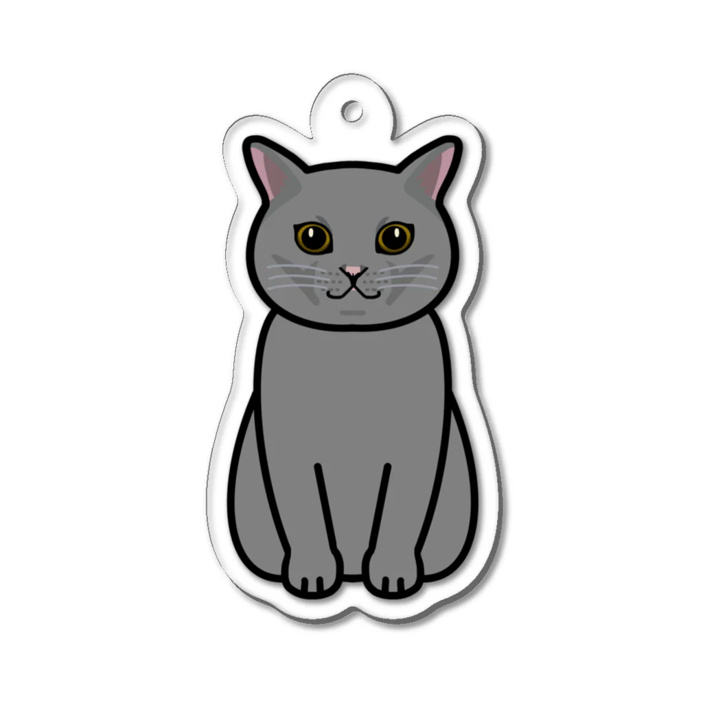 Yuika Shiomiのneko キーホルダー Acrylic Key Chain