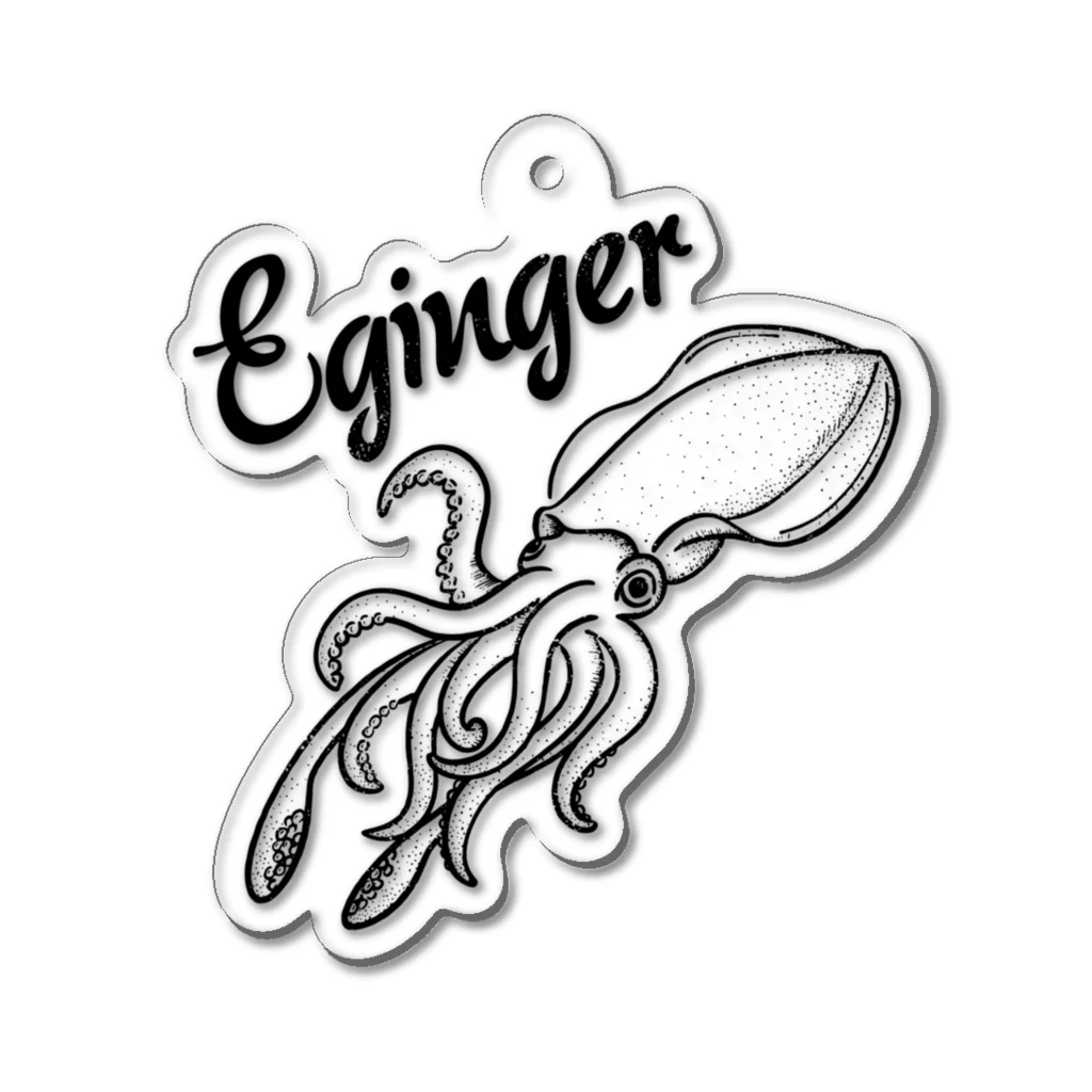 mincruのEginger（エギンガー） Acrylic Key Chain