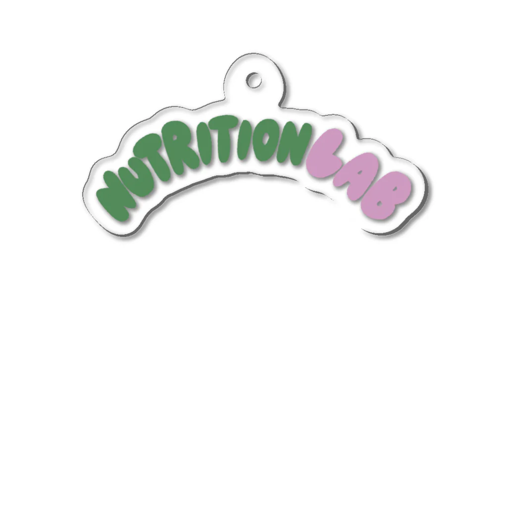 HarmoのNUTRITION LAB LOGO Acrylic Key Chain