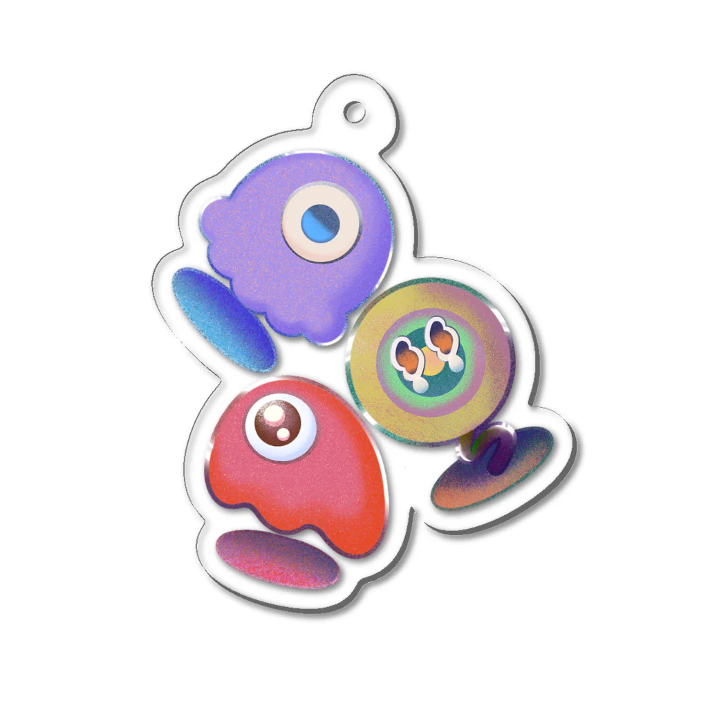 WatchMONの【WatchMON】初期3体 アクリルキーホルダー (限定5個) Acrylic Key Chain