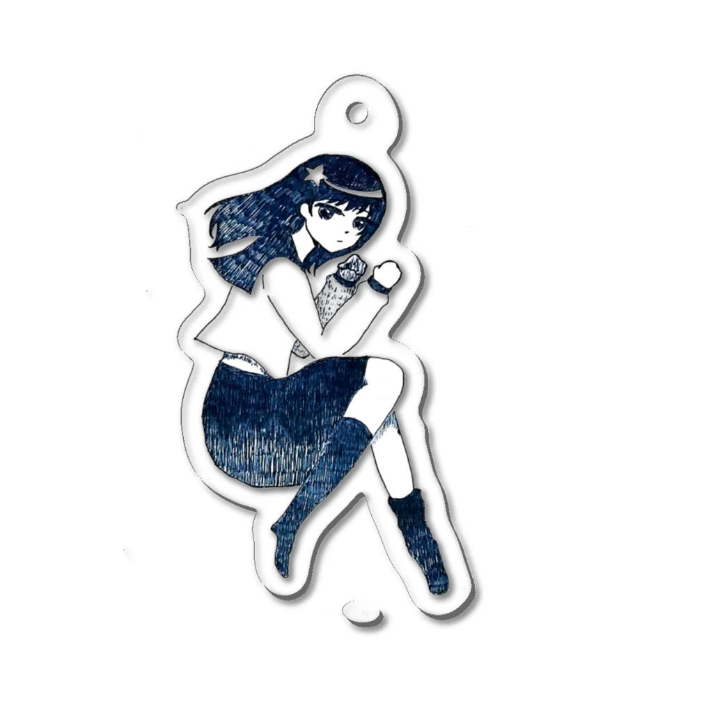 まひろの流星少女 Acrylic Key Chain