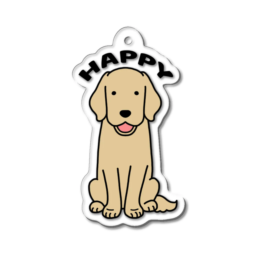 efrinmanのHAPPY Acrylic Key Chain