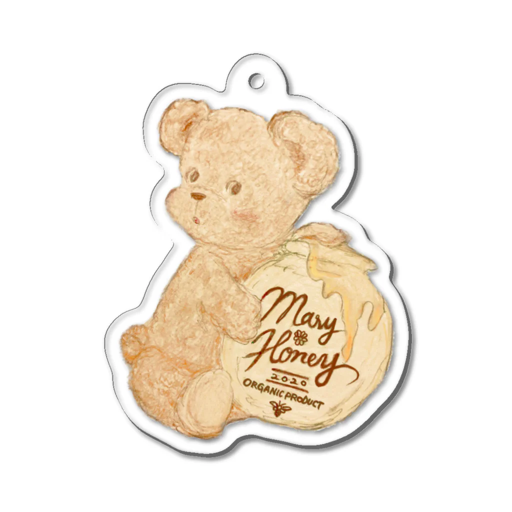 はなえみひまり ❁ maryhoney ❁のくまのヘーゼル Acrylic Key Chain