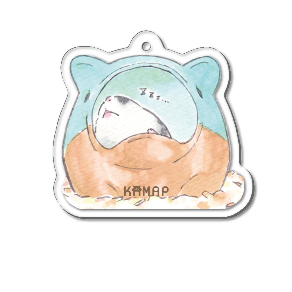 KAMAP ＆ Ricaの【KAMAP】すやすやジャンガリアン Acrylic Key Chain