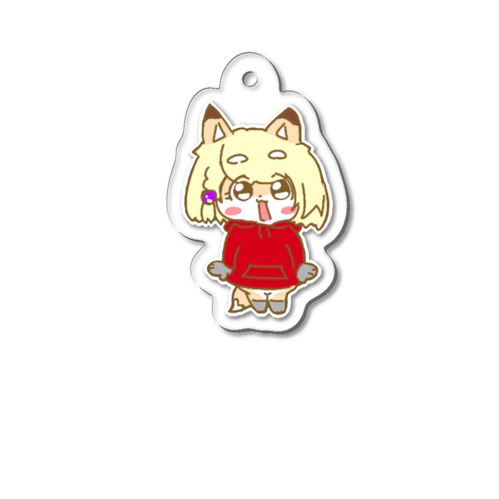 とぅるちゃんのお店のぴょいんなとぅるちゃん Acrylic Key Chain