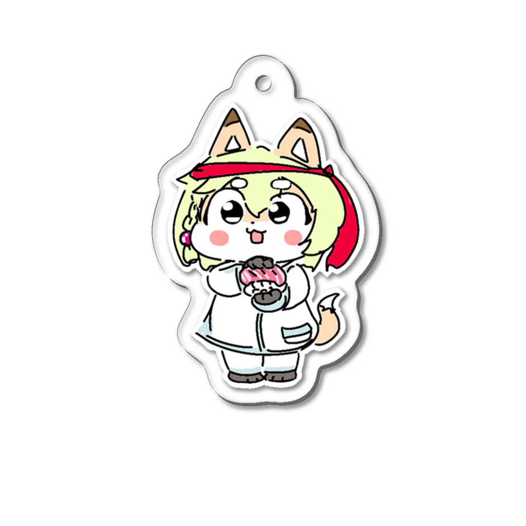 とぅるちゃんのお店のお寿司職人のアクキー Acrylic Key Chain