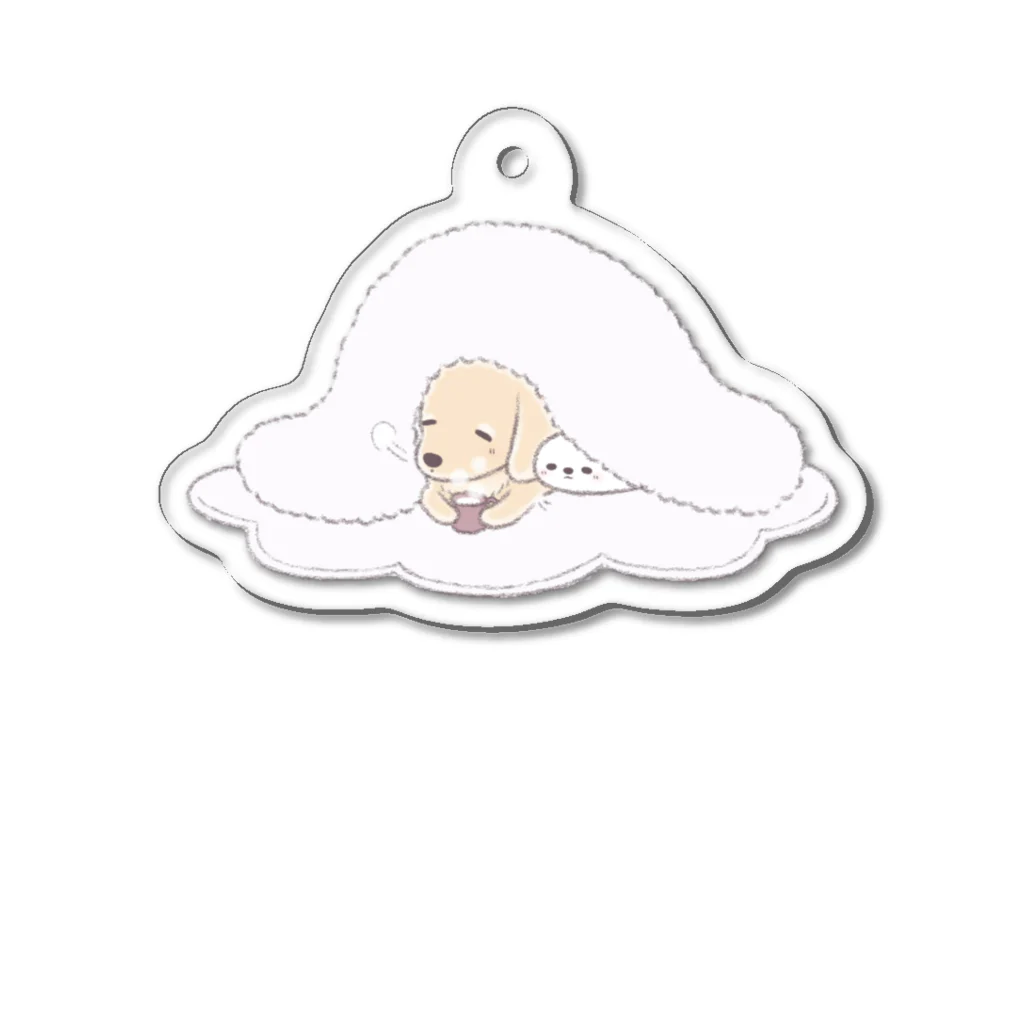 いぬあざらしのぬっくぬく Acrylic Key Chain