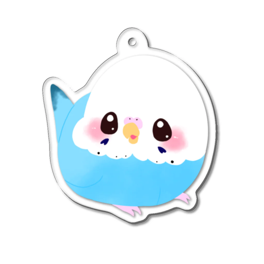 リンリン里美のインコちゃんのアクキー Acrylic Key Chain