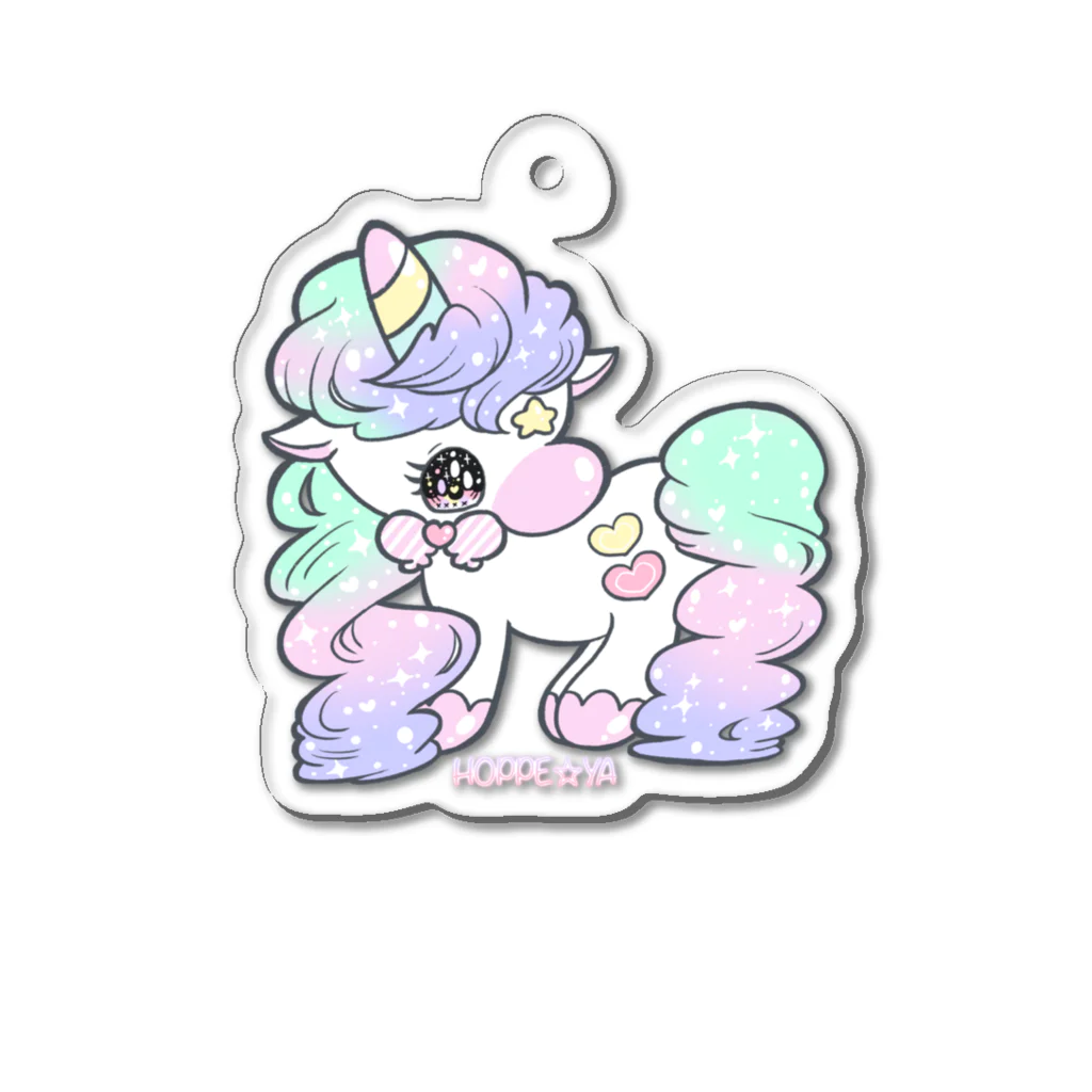 ほっぺ☆屋 ＰｕｋｕのBABY♡UNICORN アクリルキーホルダー