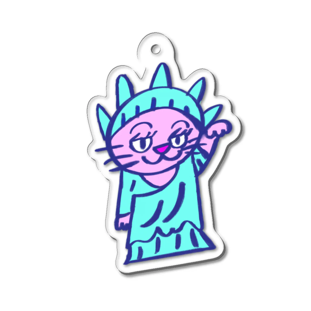 nekonekonekoのアンジネコ Acrylic Key Chain