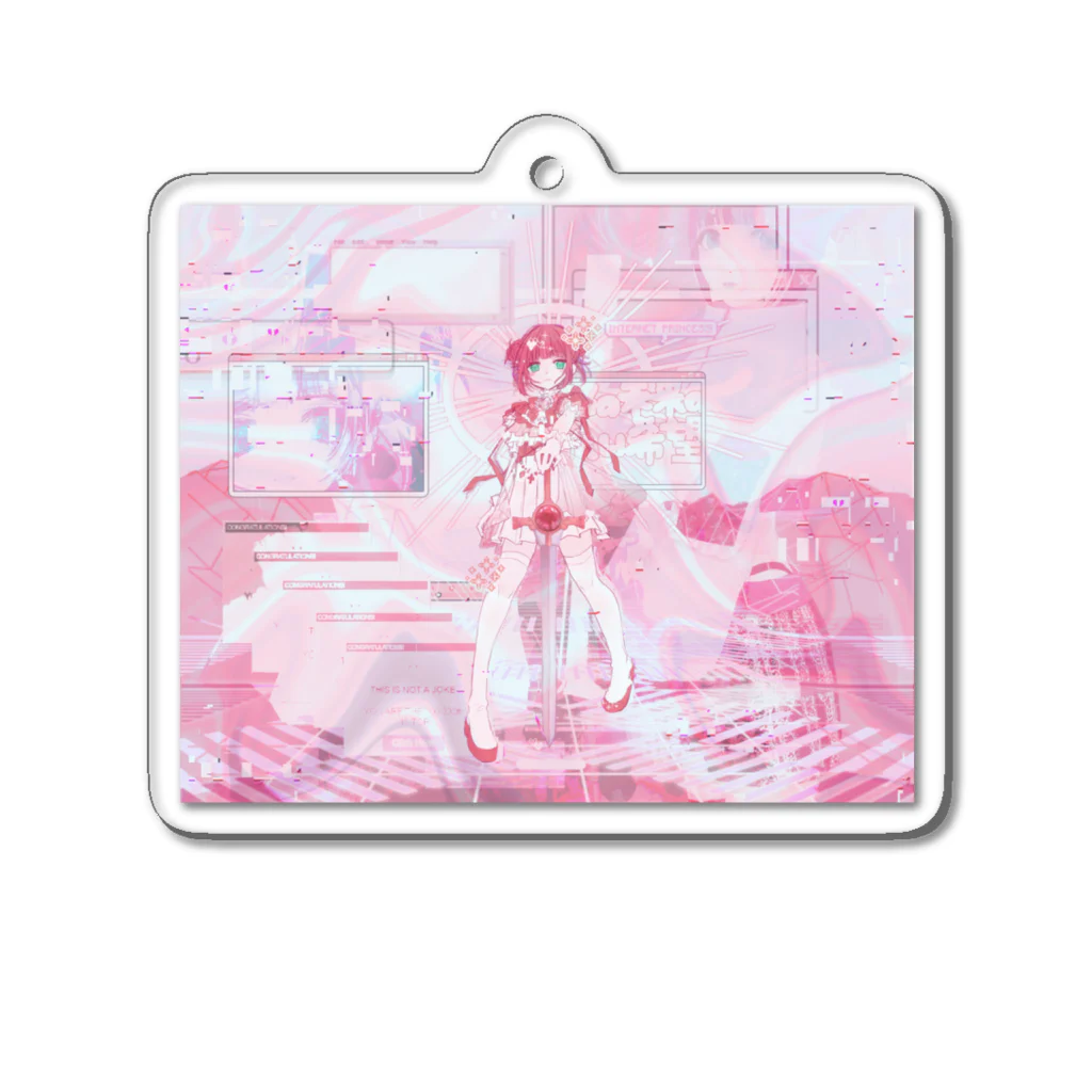 藤林檎の藤林檎生誕２周年記念イラストグッズ Acrylic Key Chain