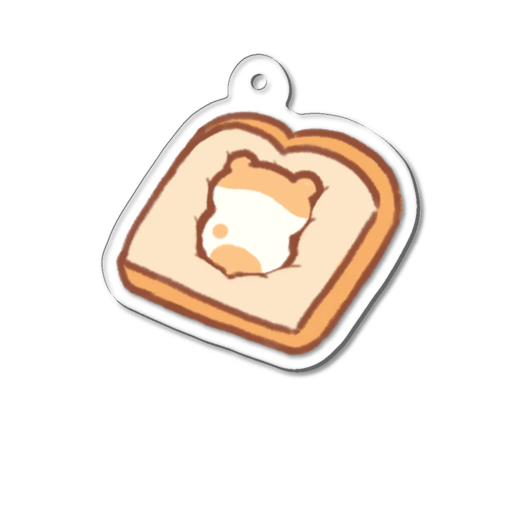 すやはむハウスのふかふか食パン Acrylic Key Chain