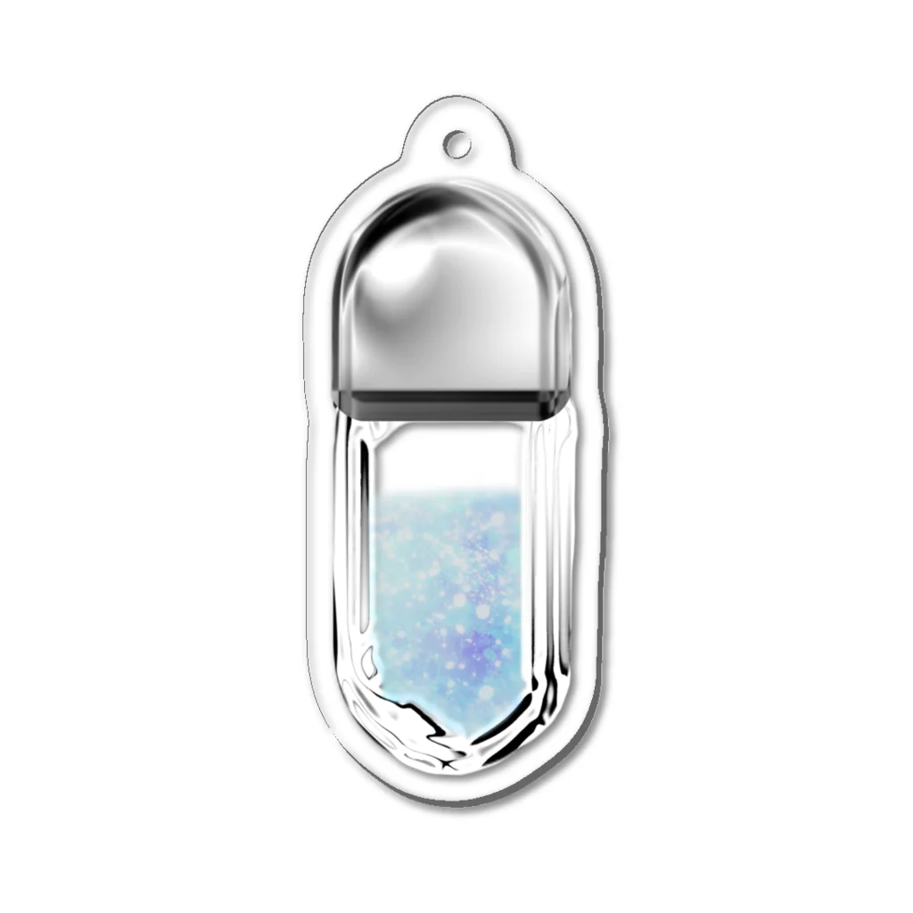 NEON🪐のクリスタルカプセル🧊 Acrylic Key Chain