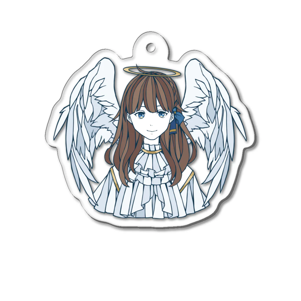 Emma KAWAII CollectionのAngel Emma Acrylic Key Chain