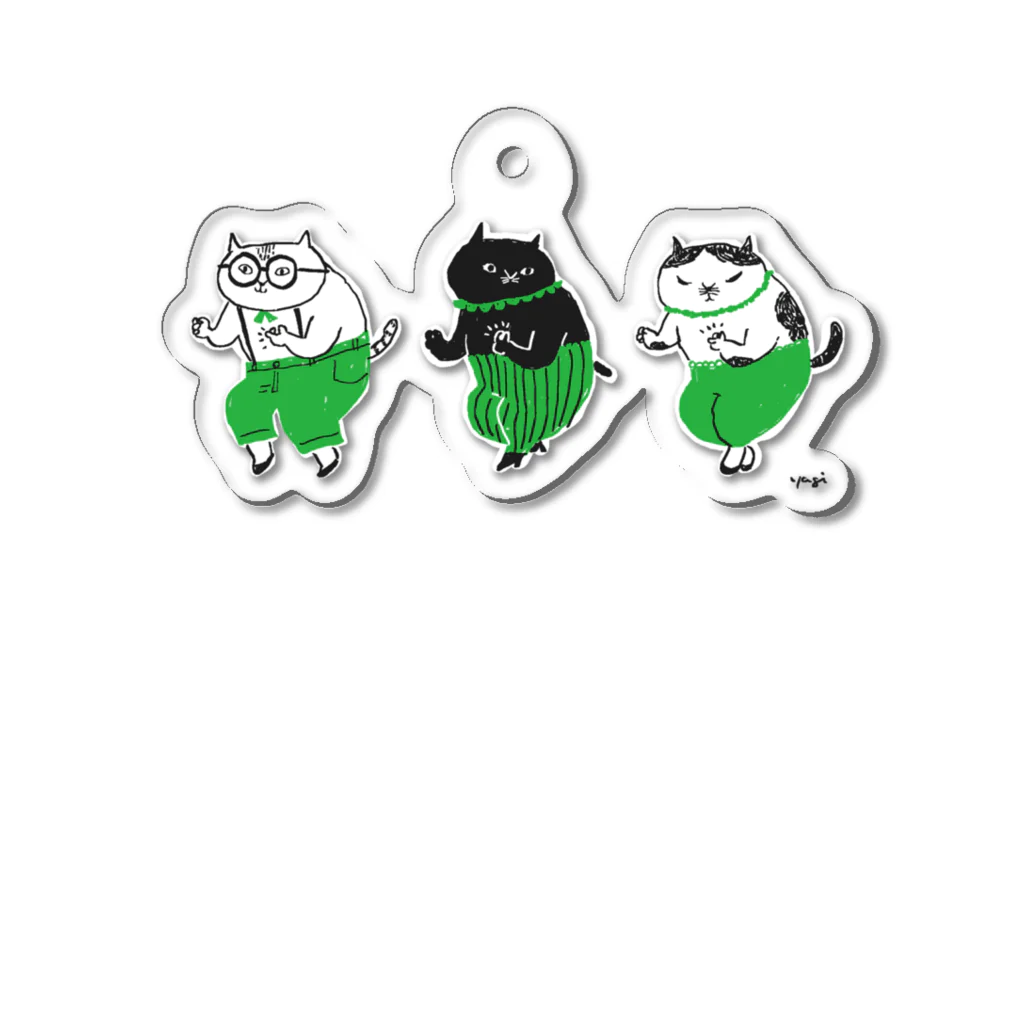 yagiyの指パッチンの猫 Acrylic Key Chain