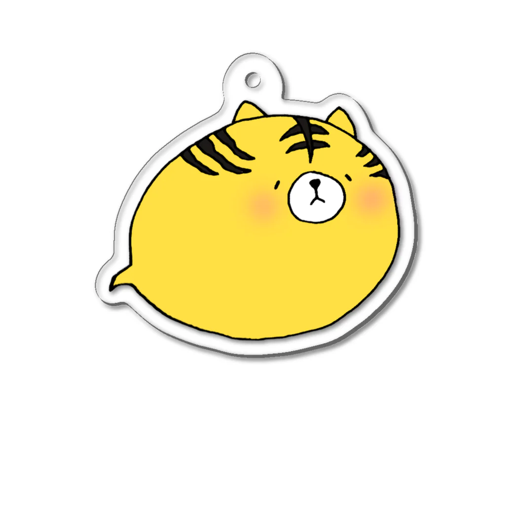 ゴロゴロのとらさん Acrylic Key Chain