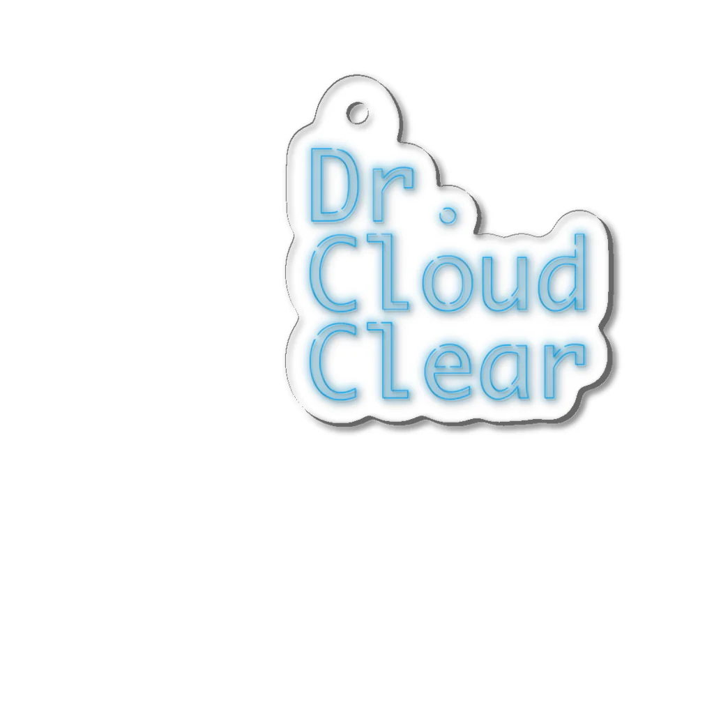 Dr.Cloud Clearのネオンロゴ Acrylic Key Chain