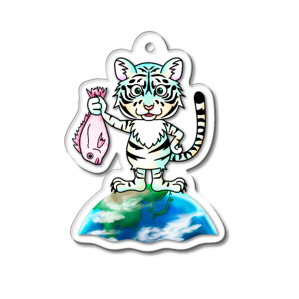 夜飯屋のトモの寿寅アクキー Acrylic Key Chain