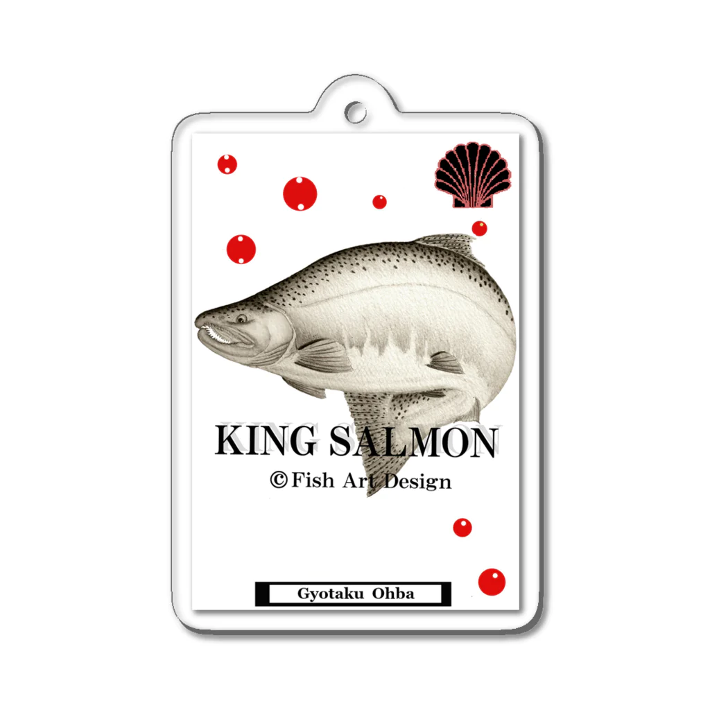 G-HERRINGのキングサーモン（KING SALMON）あらゆる生命たちへ感謝をささげます。 Acrylic Key Chain