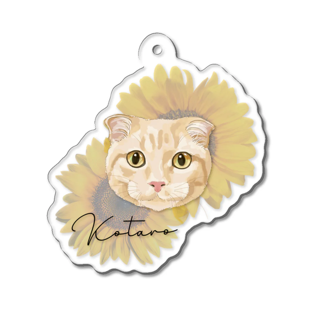 みきぞーん｜保護猫 ミッキー画伯と肉球とおともだちの虎汰郎 Acrylic Key Chain