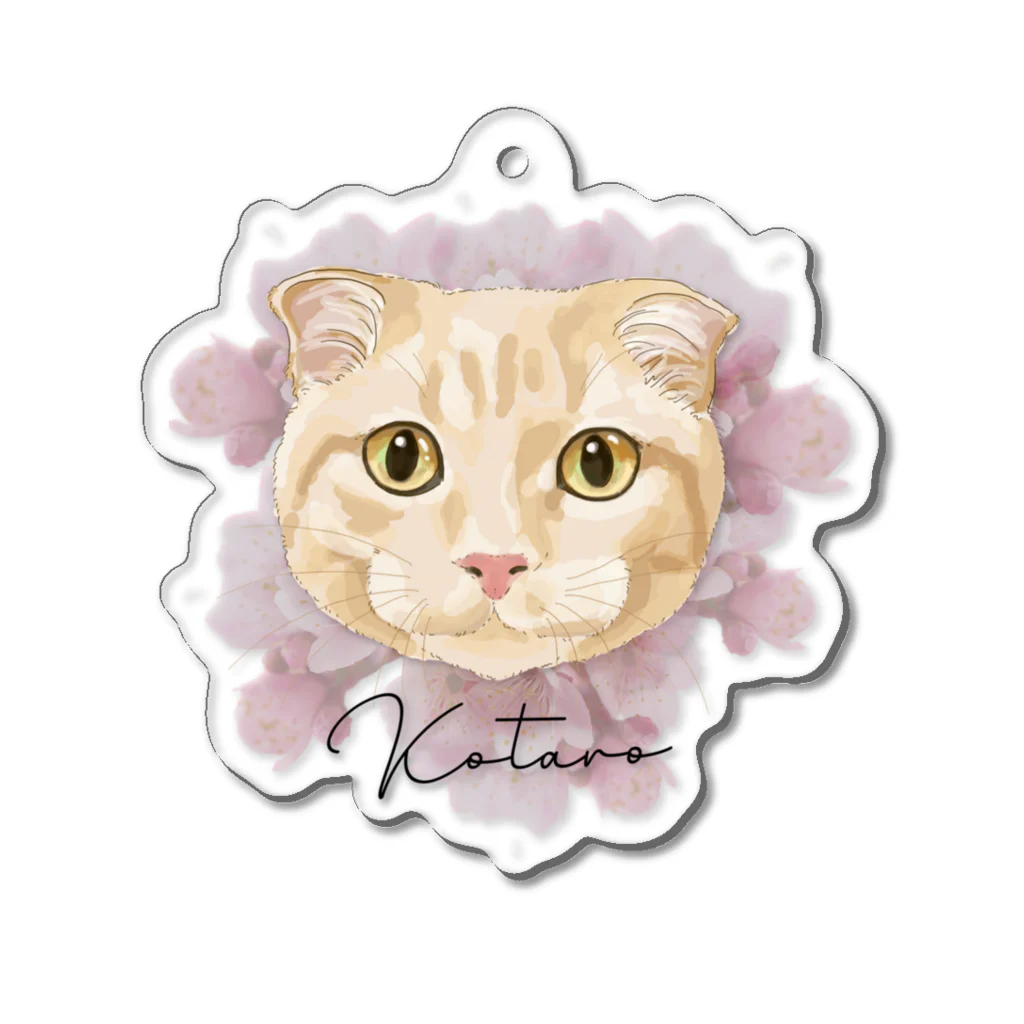 みきぞーん｜保護猫 ミッキー画伯と肉球とおともだちの虎汰郎 Acrylic Key Chain