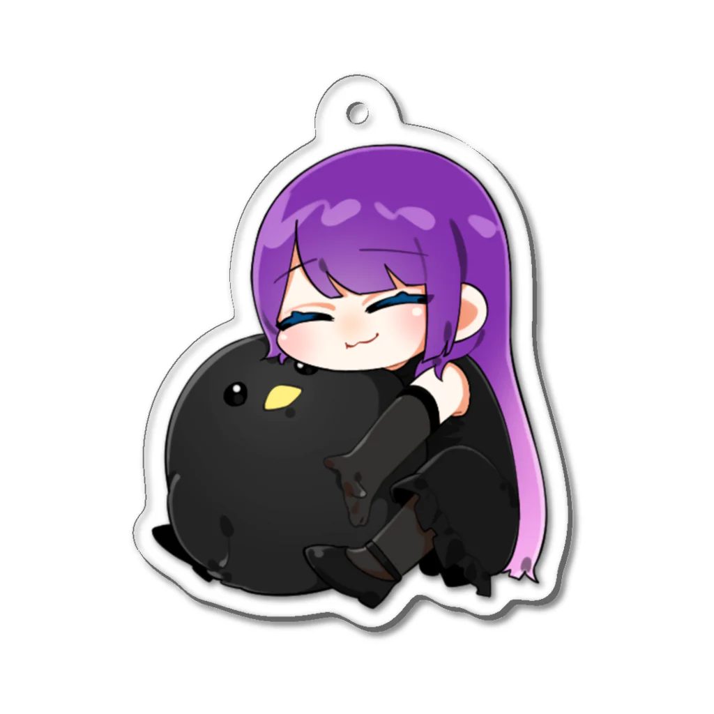 YU-RI...@帝国Tシャツ販売中😈🍇🐛💜のだいすきベイダー Acrylic Key Chain