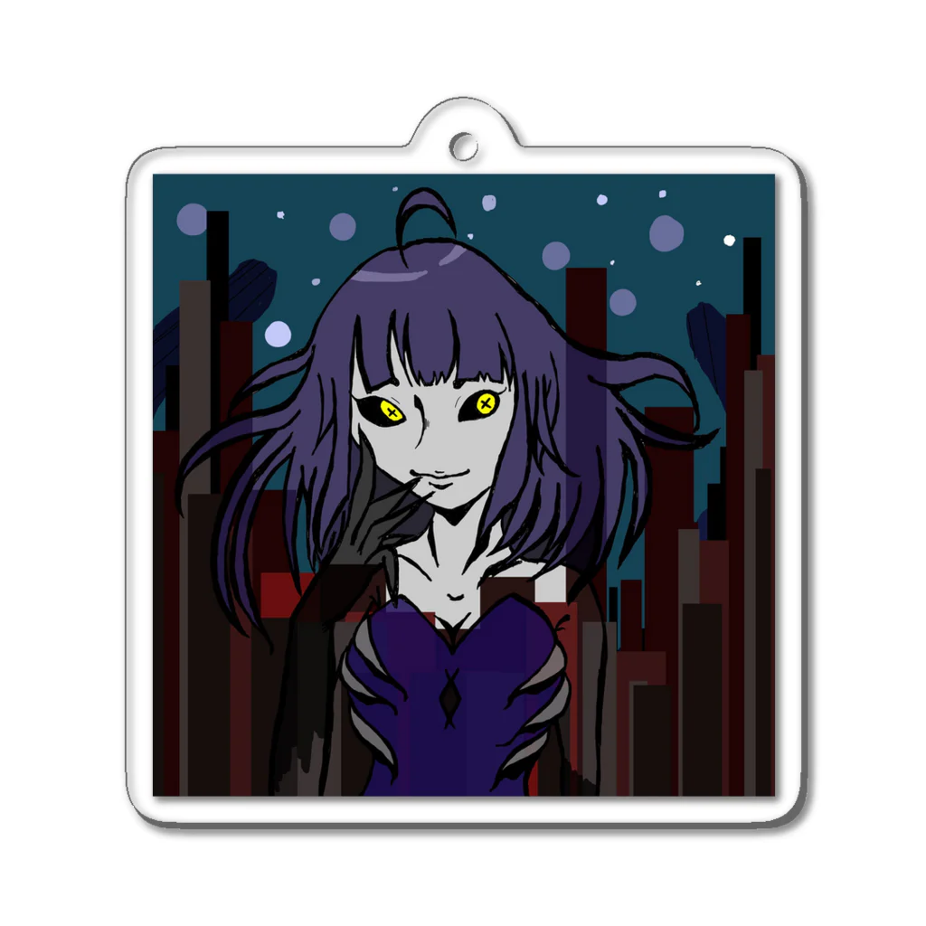 blackskeletonの深海の魔女 Acrylic Key Chain