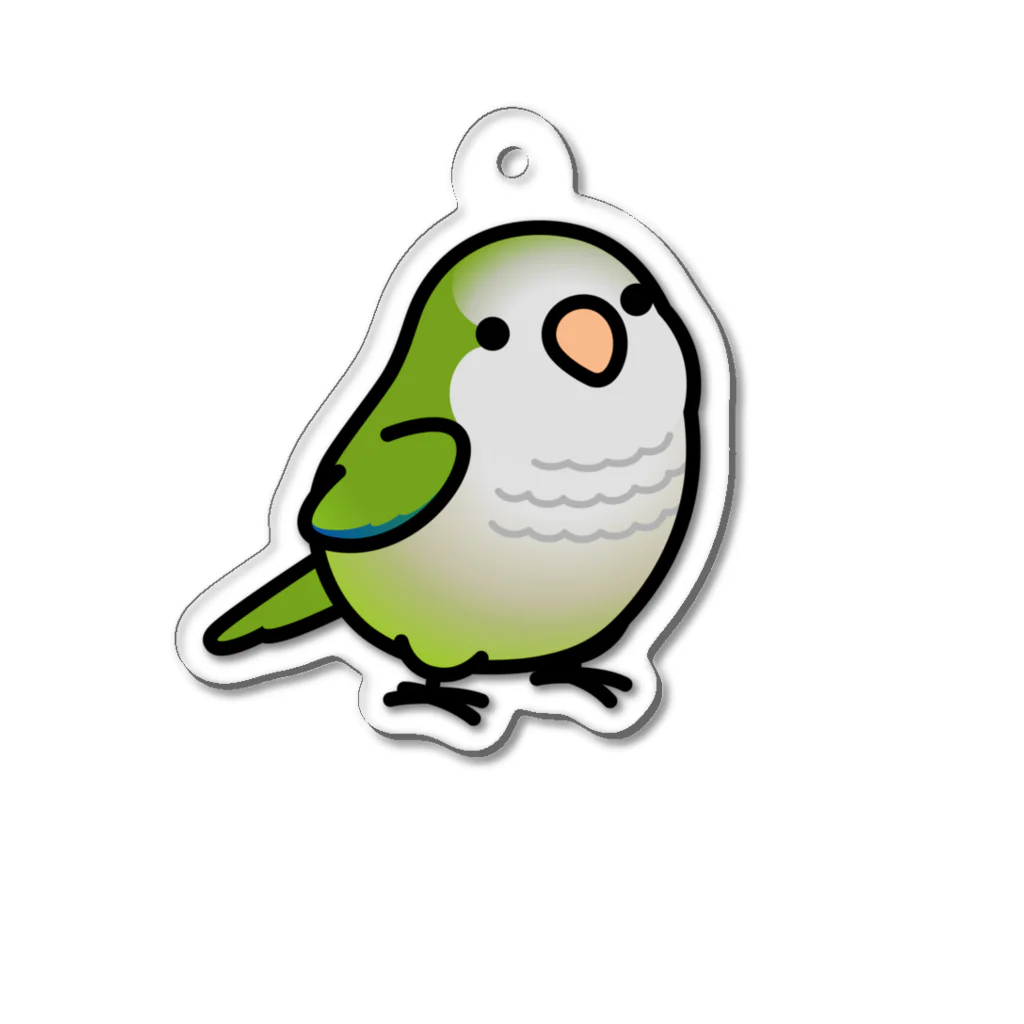 Cody the LovebirdのChubby Bird オキナインコ Acrylic Key Chain