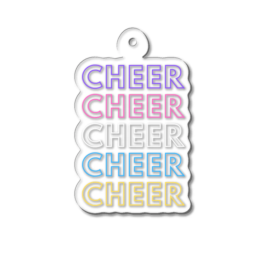 チアグッズショップ CHEER POINTのCHEER POINT CHEERシリーズ Acrylic Key Chain