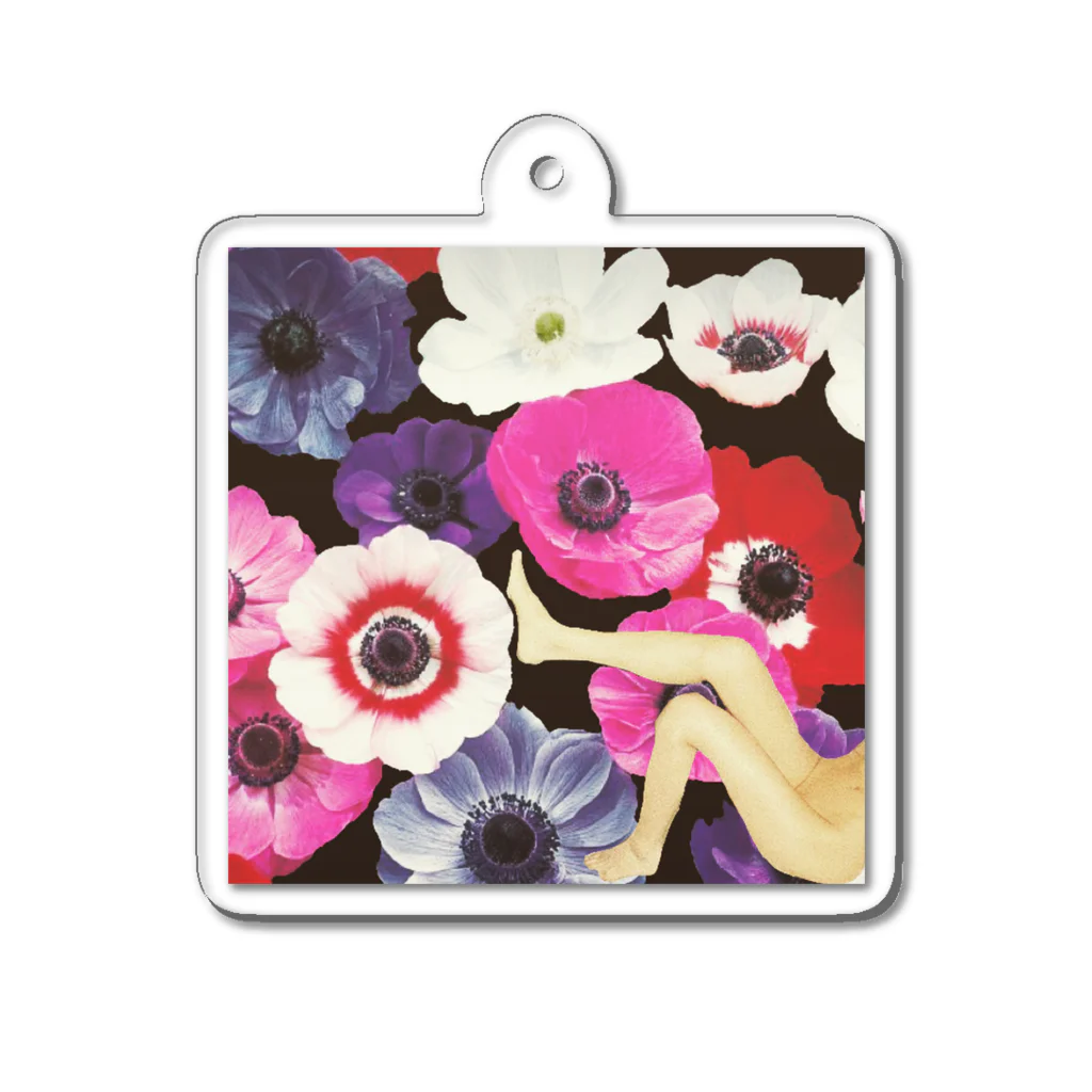 ｲｽﾞｵﾑのショッピングの花園 Acrylic Key Chain