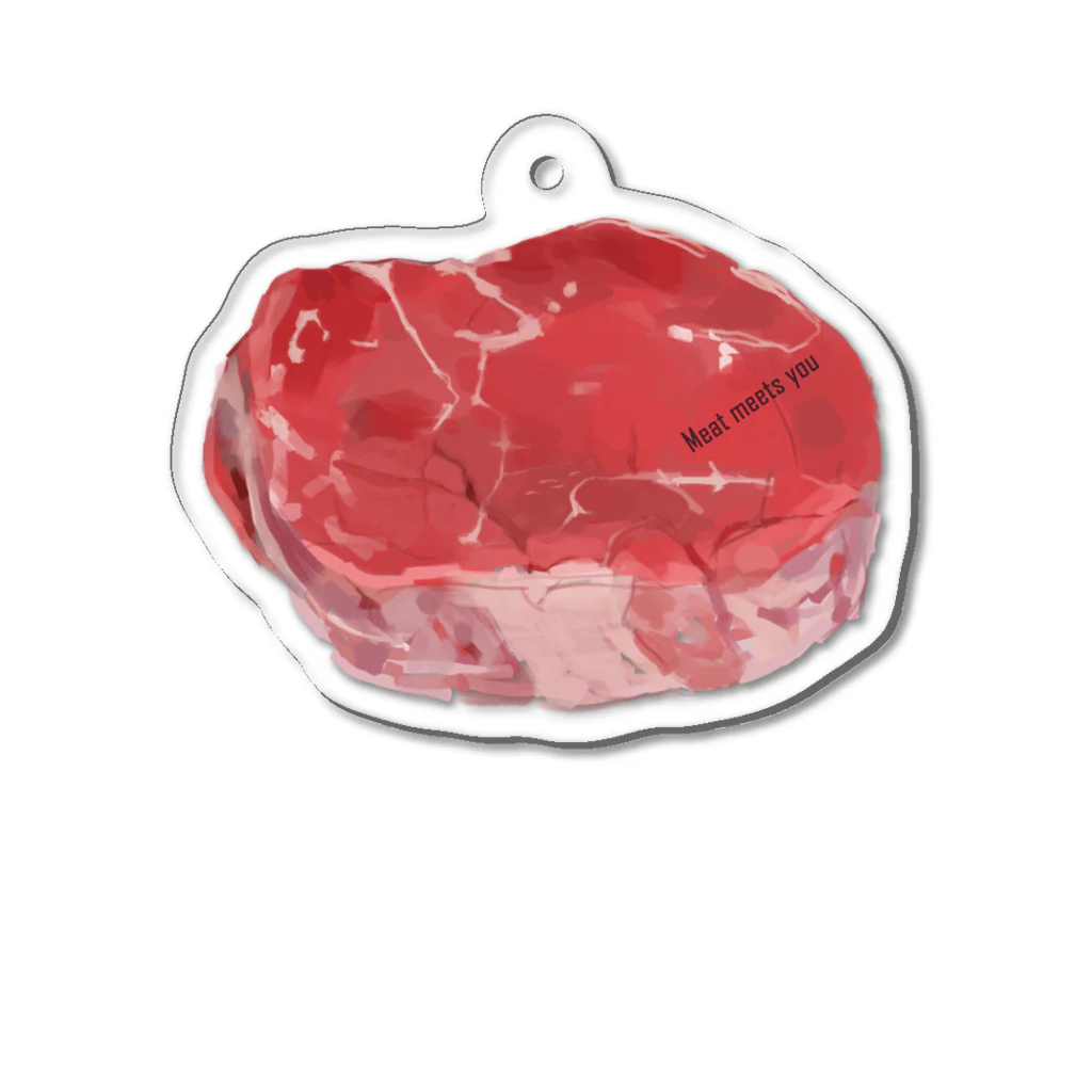 CONCEPT+CのMeat meets you2 Acrylic Key Chain