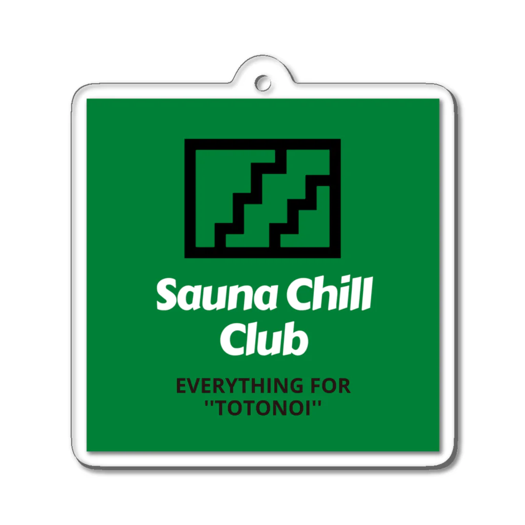 Sauna Chill ClubのSAUNA CHILL CLUB キーホルダー アクリルキーホルダー