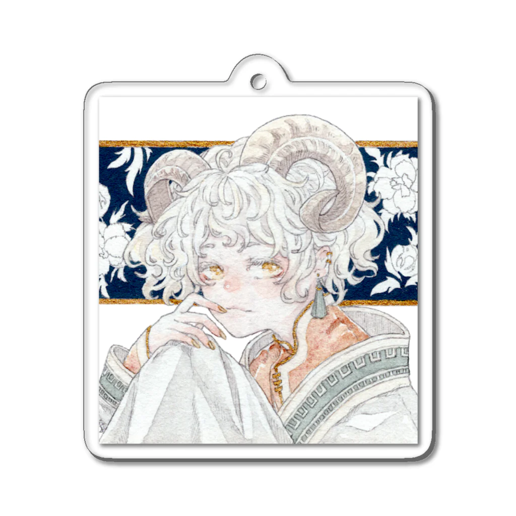 なこ＠神展8/8-15の角っ子1 Acrylic Key Chain