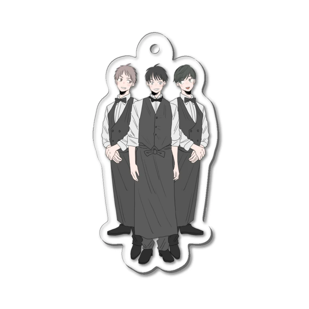 いくたはな🖋漫画家の学祭午前トリオ Acrylic Key Chain