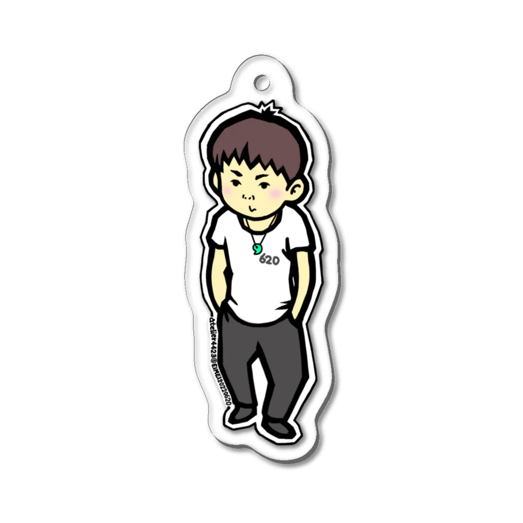 atelier4423のよしふみくん Acrylic Key Chain