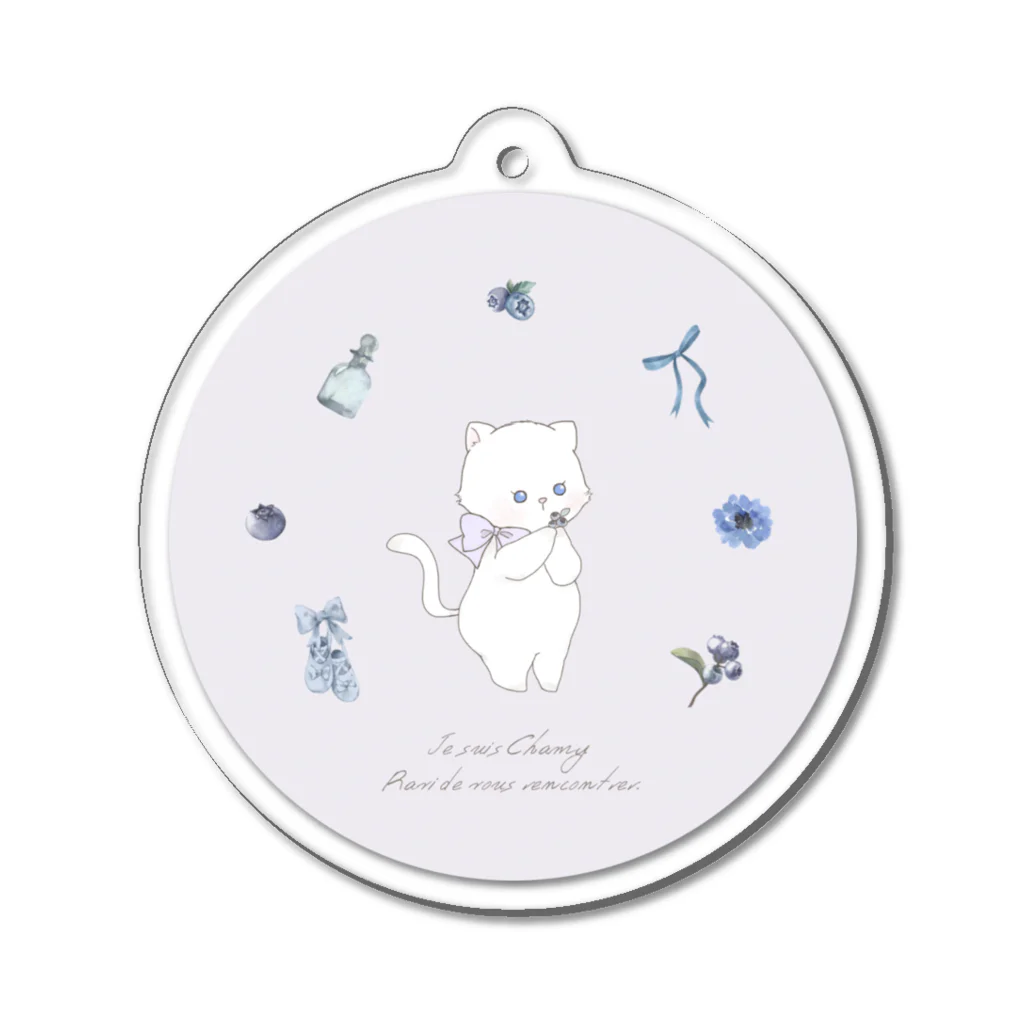 mimi et moi／ミミ エ モアのChamy's favorites Acrylic Key Chain