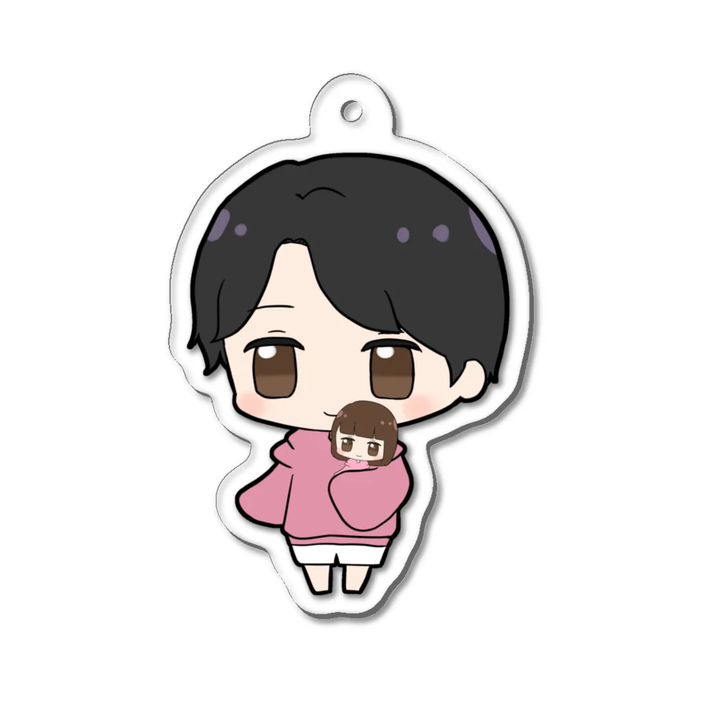 ひまころりん(๑•🐽•๑)🦊のころさん Acrylic Key Chain