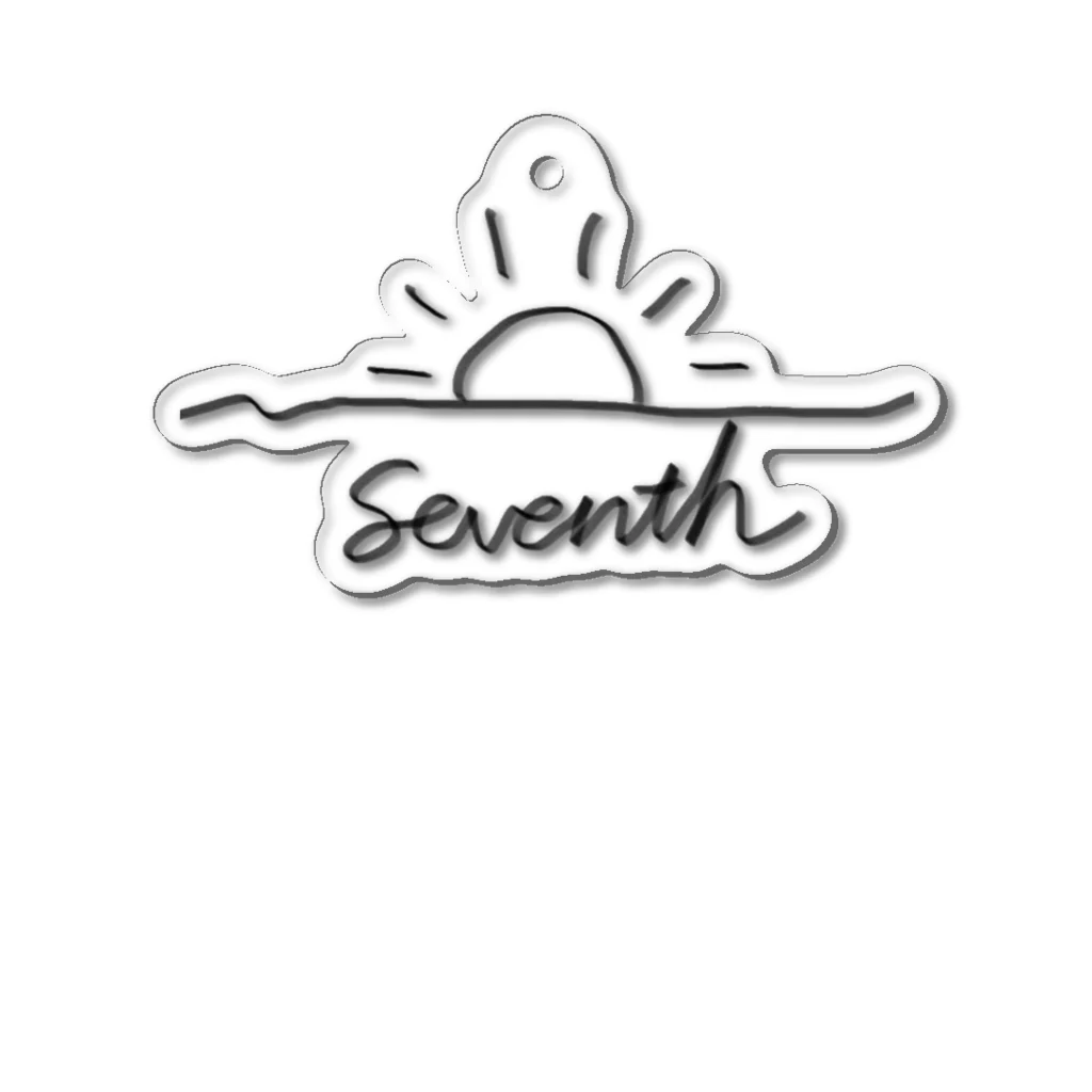 Seventh Kitchen CarのSeventh Logo アクリルキーホルダー