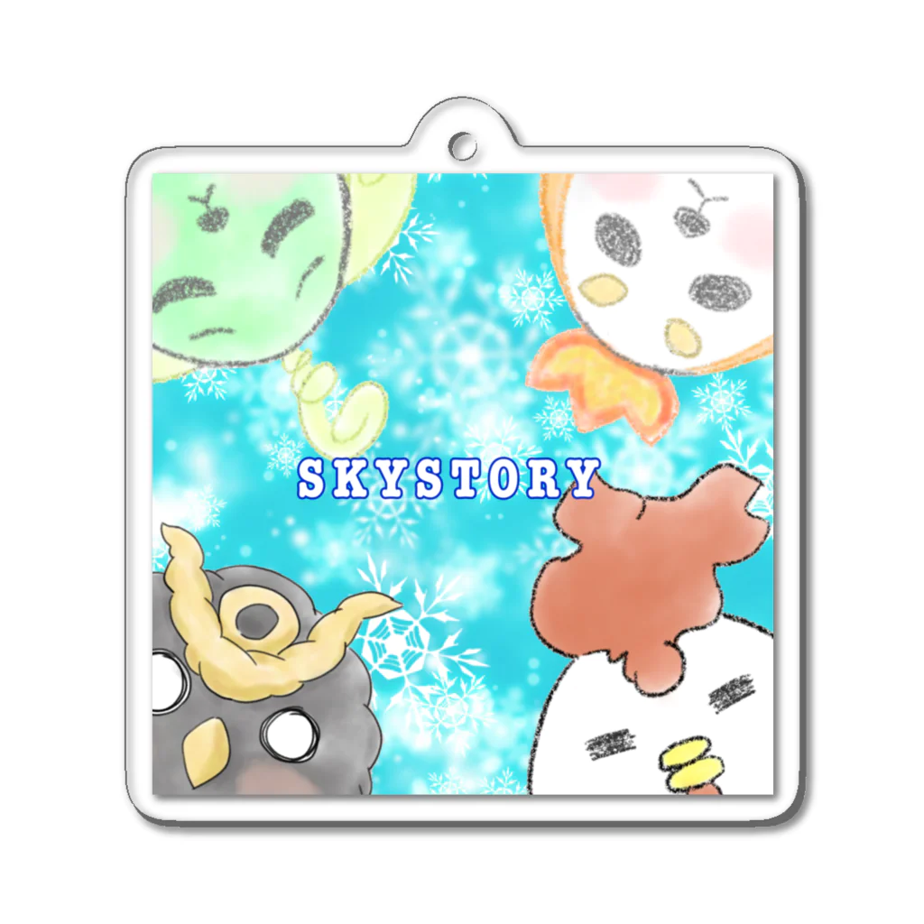 蒼空のエボル達のスマイル Acrylic Key Chain