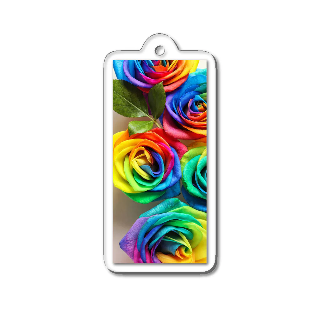 TaniTan_SHOP【TTS】のrainbow loads Acrylic Key Chain