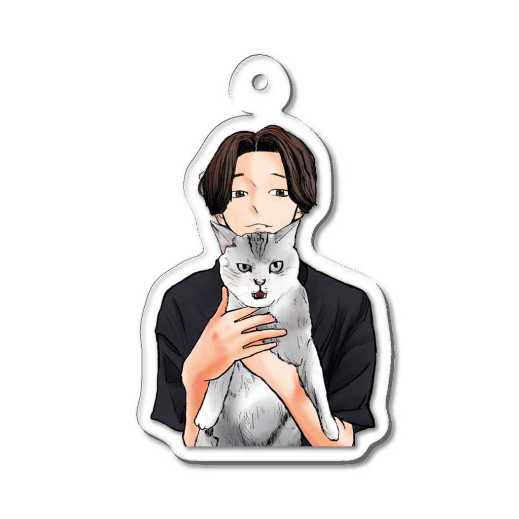 かんさん🐈のかんさんストラップ Acrylic Key Chain