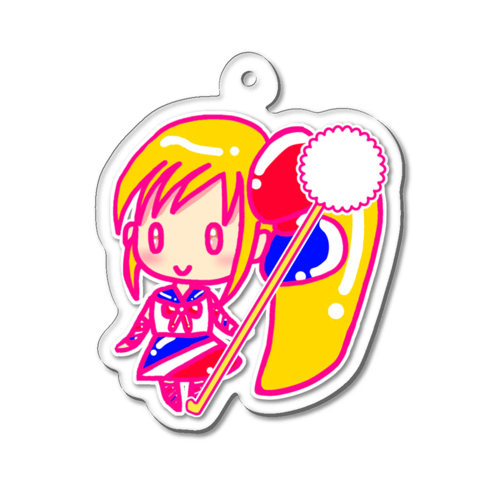 とこみちゃんショップのとこみちゃん Acrylic Key Chain