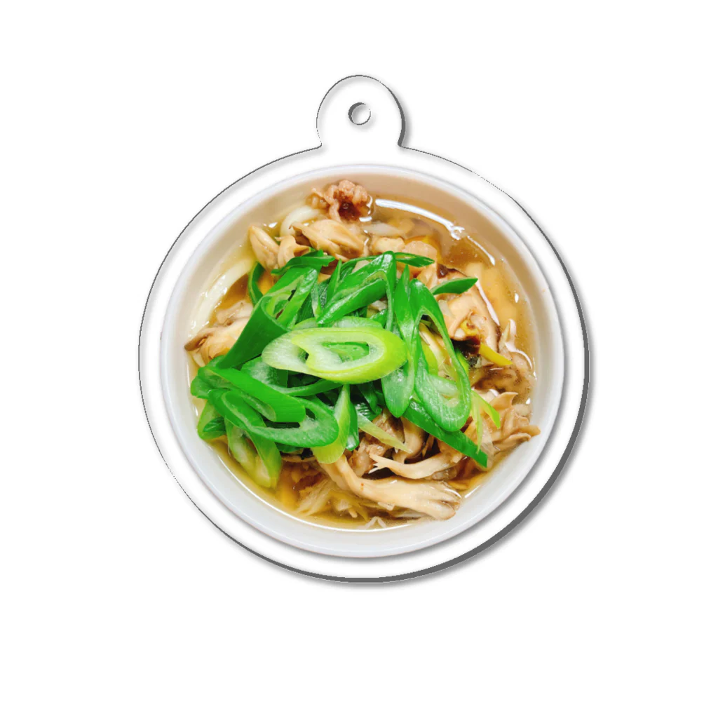 ぺたちきの肉うどん Acrylic Key Chain